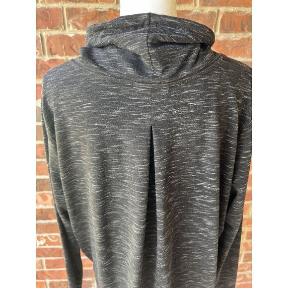 EDDIE BAUER Sweatshirt Womens XL Cowl Neck French Terry Long Sleeve space dye - Picture 6 of 8